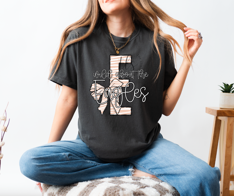 Wild About The Eagles Comfort Colors Custom Exclusive T-Shirt