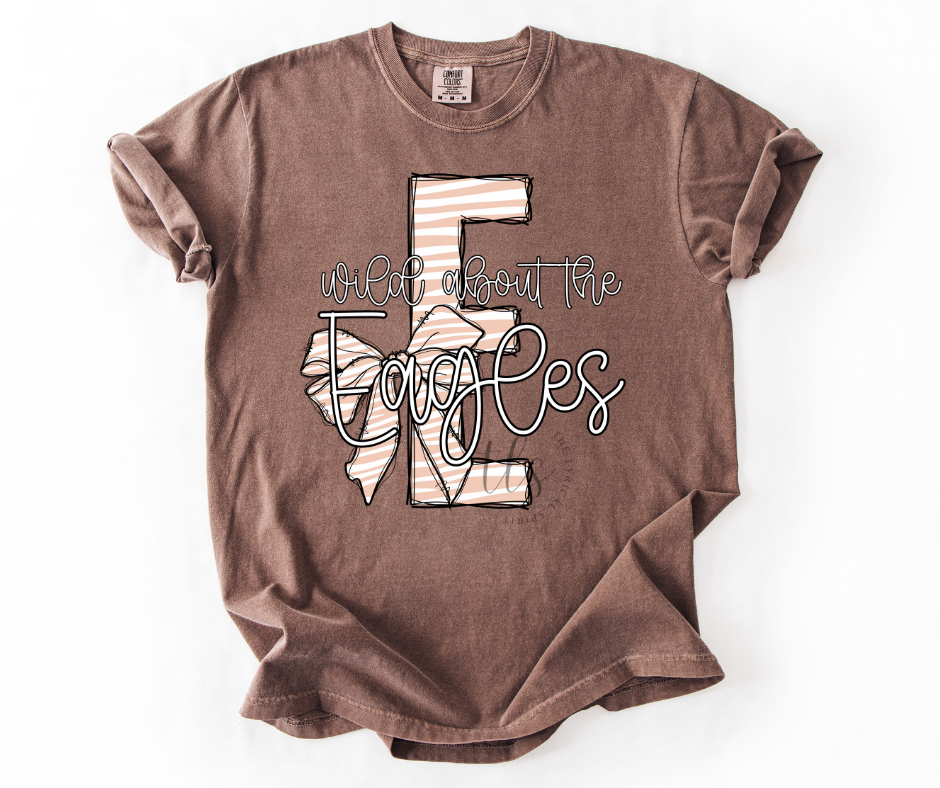 Wild About The Eagles Comfort Colors Custom Exclusive T-Shirt