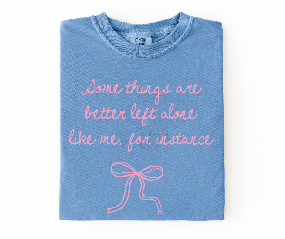 Better Left Alone Bow T-Shirt