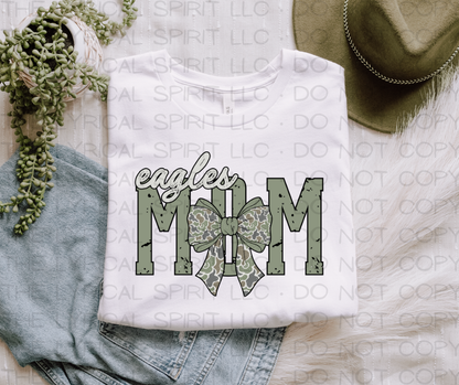 Exclusive Camo Eagles Mom T-Shirt
