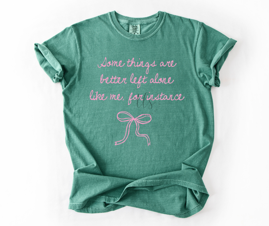Better Left Alone Bow T-Shirt