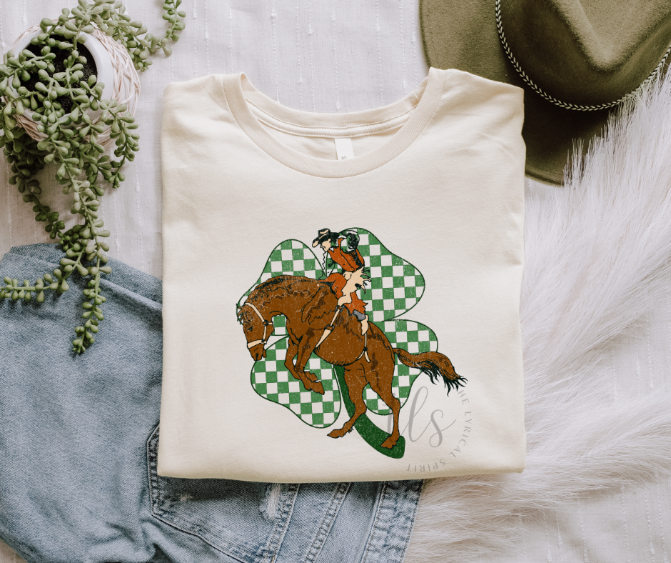 St. Patty’s Day Western Clover T-Shirt