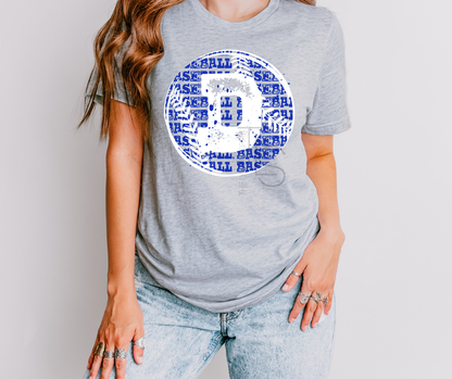 Exclusive Eagles Distressed Baseball T-Shirt