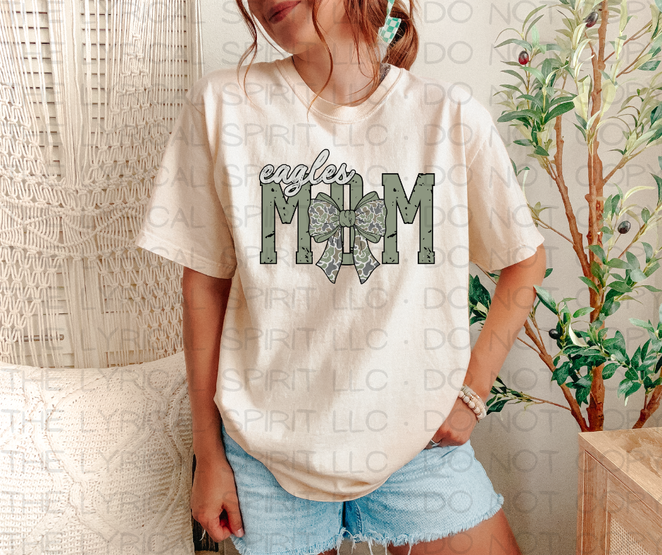 Camo Eagles Mom Custom Exclusive  T-Shirt
