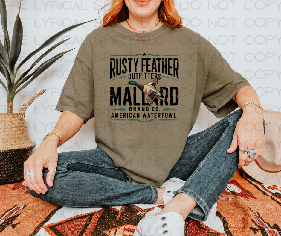 Rusty Feather Mallard T-Shirt