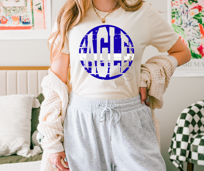Exclusive Eagles Distressed Circle T-Shirt