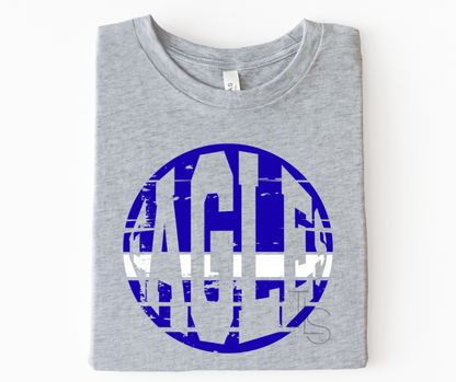 Exclusive Eagles Distressed Circle T-Shirt