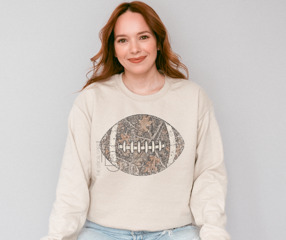 Camo Football Sweatshirt