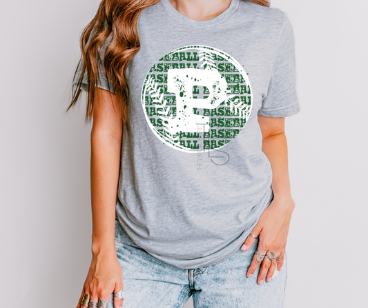 Paradise Panthers Distressed Baseball Custom T-Shirt