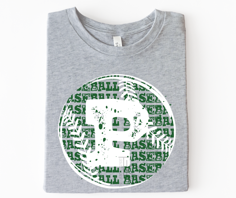 Paradise Panthers Distressed Baseball Custom T-Shirt