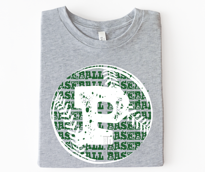 Paradise Panthers Distressed Baseball Custom T-Shirt