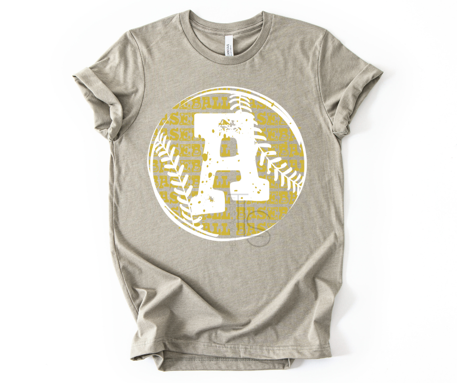 Alvord Bulldogs Distressed Baseball Custom T-Shirt