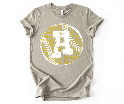 Alvord Bulldogs Distressed Baseball Custom T-Shirt