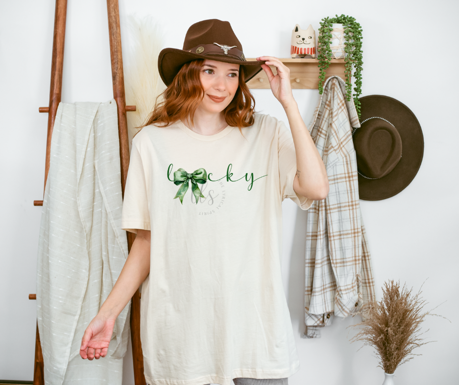 Lucky Clover Bow T-Shirt