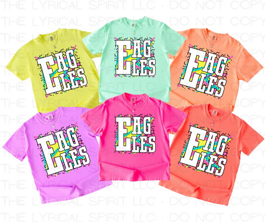 Eagles Neon Custom Exclusive T-Shirt