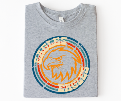 Eagles Vintage Retro Circle Custom Exclusive T-Shirt