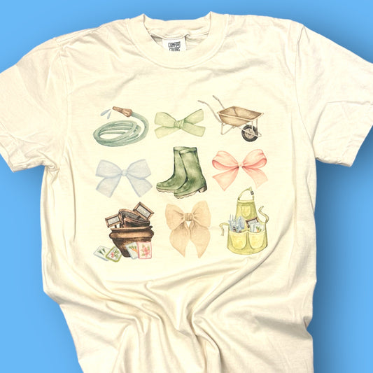 Gardening Collage T-Shirt