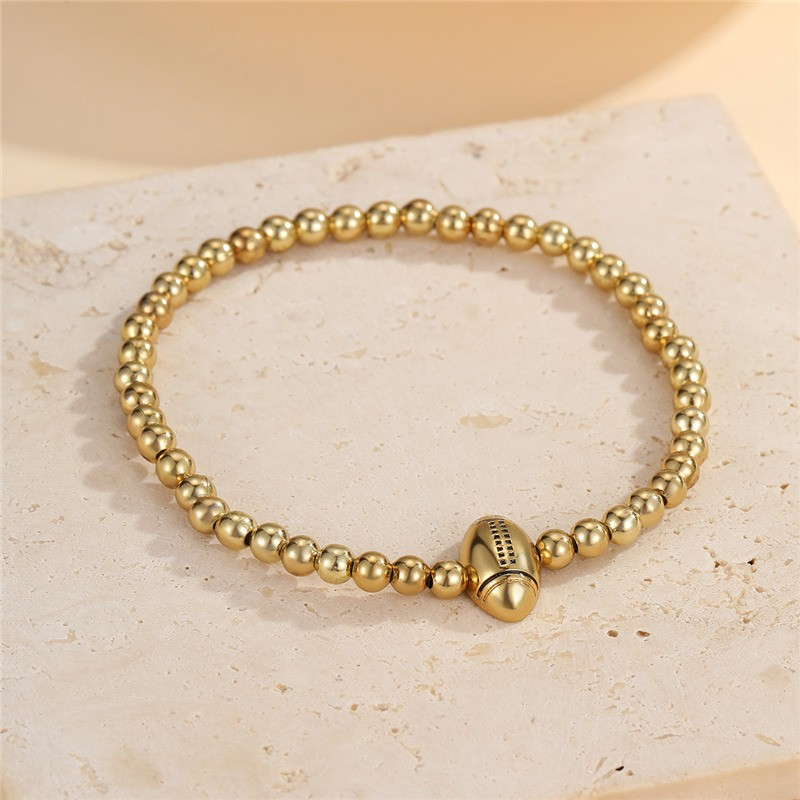 Game Day Football Chain Bracelet