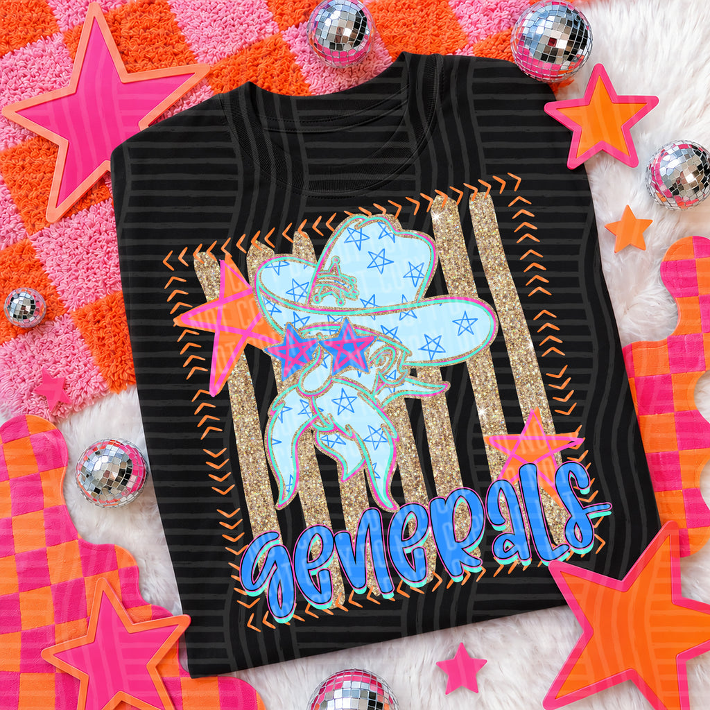 Neon Stars Mascot Spirit T-Shirt