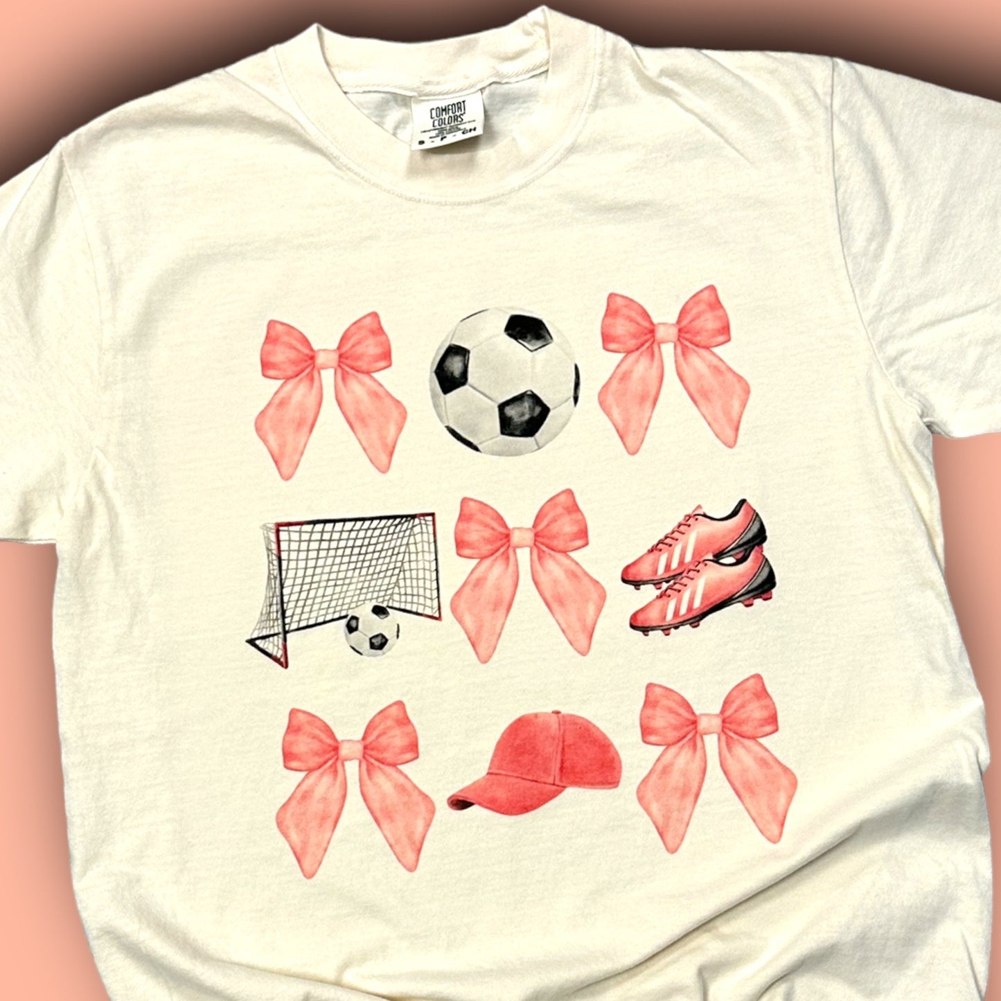 Soccer & Bows T-Shirt