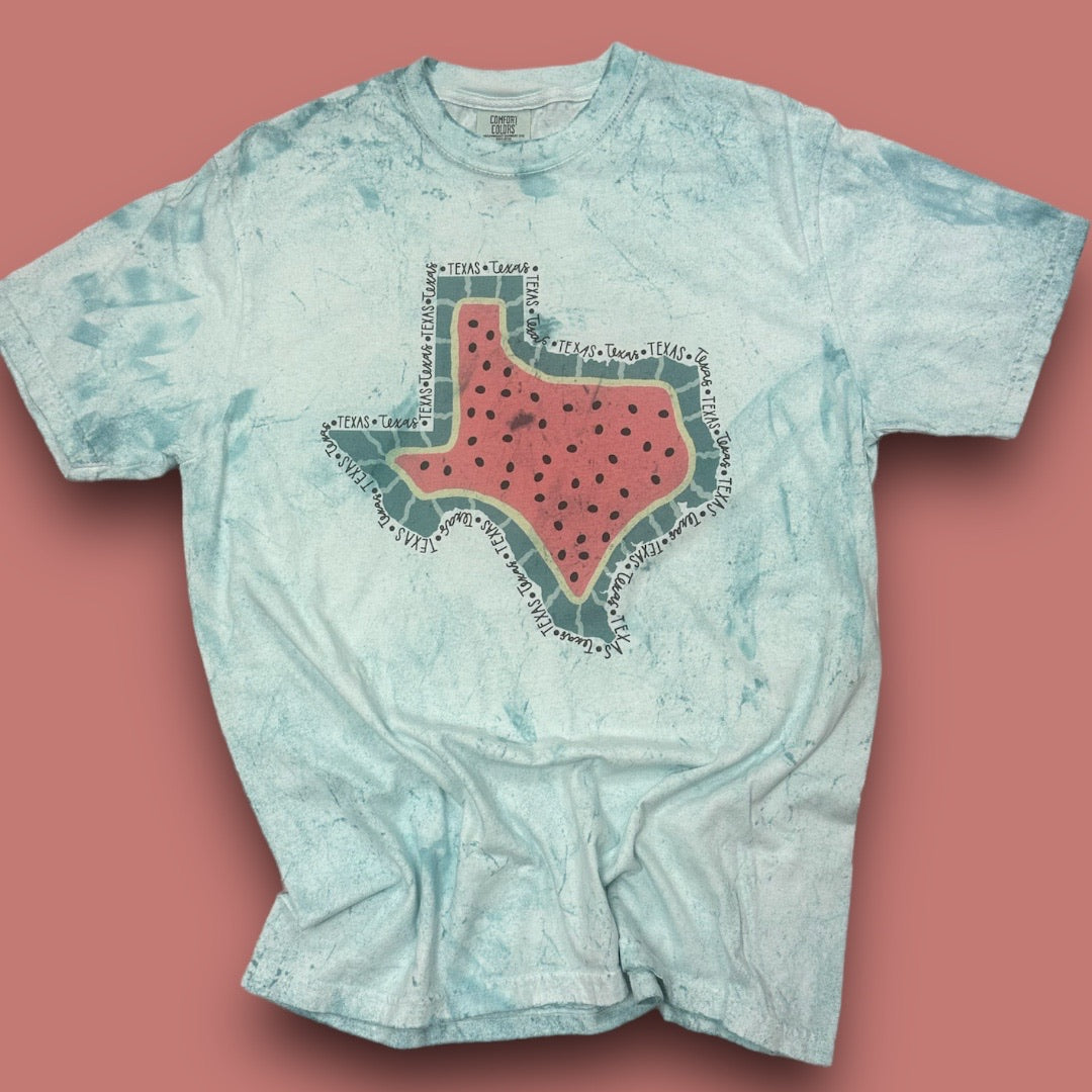 Watermelon Texas Marble T-Shirt