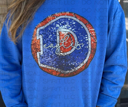 Exclusive Design Decatur Eagles Basketball Sweatshirt