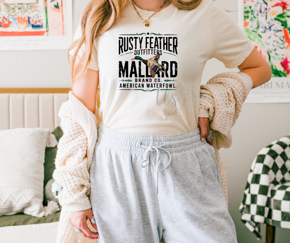 Rusty Feather Mallard T-Shirt