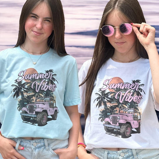 Summer Vibes Jeep T-Shirt