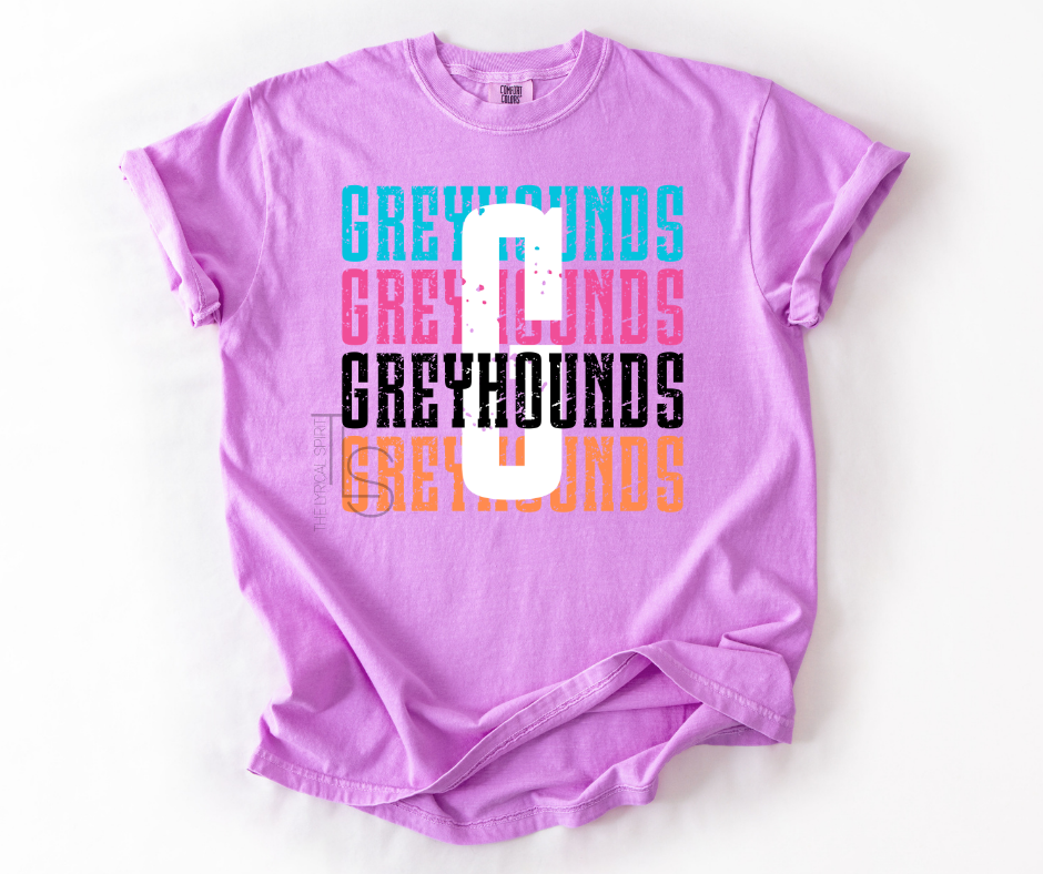Greyhounds Distressed Neon Spirit Exclusive T-Shirt