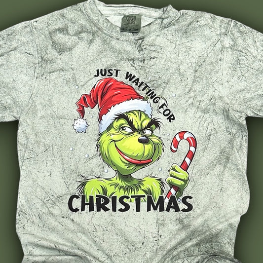 Just Waiting For Christmas Colorblast T-Shirt