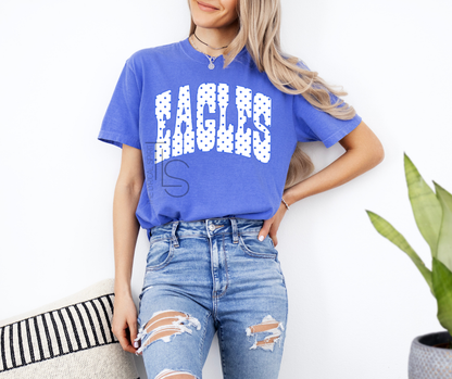 Eagles Blue Polka Dot Spirit T-Shirt