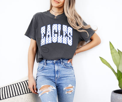 Eagles Blue Polka Dot Spirit T-Shirt