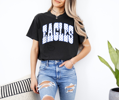 Eagles Blue Polka Dot Spirit T-Shirt