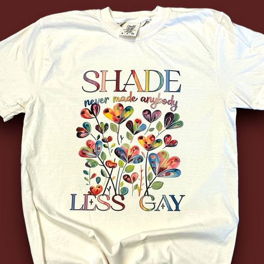 Floral Shade Leas Gay Pride T-Shirt