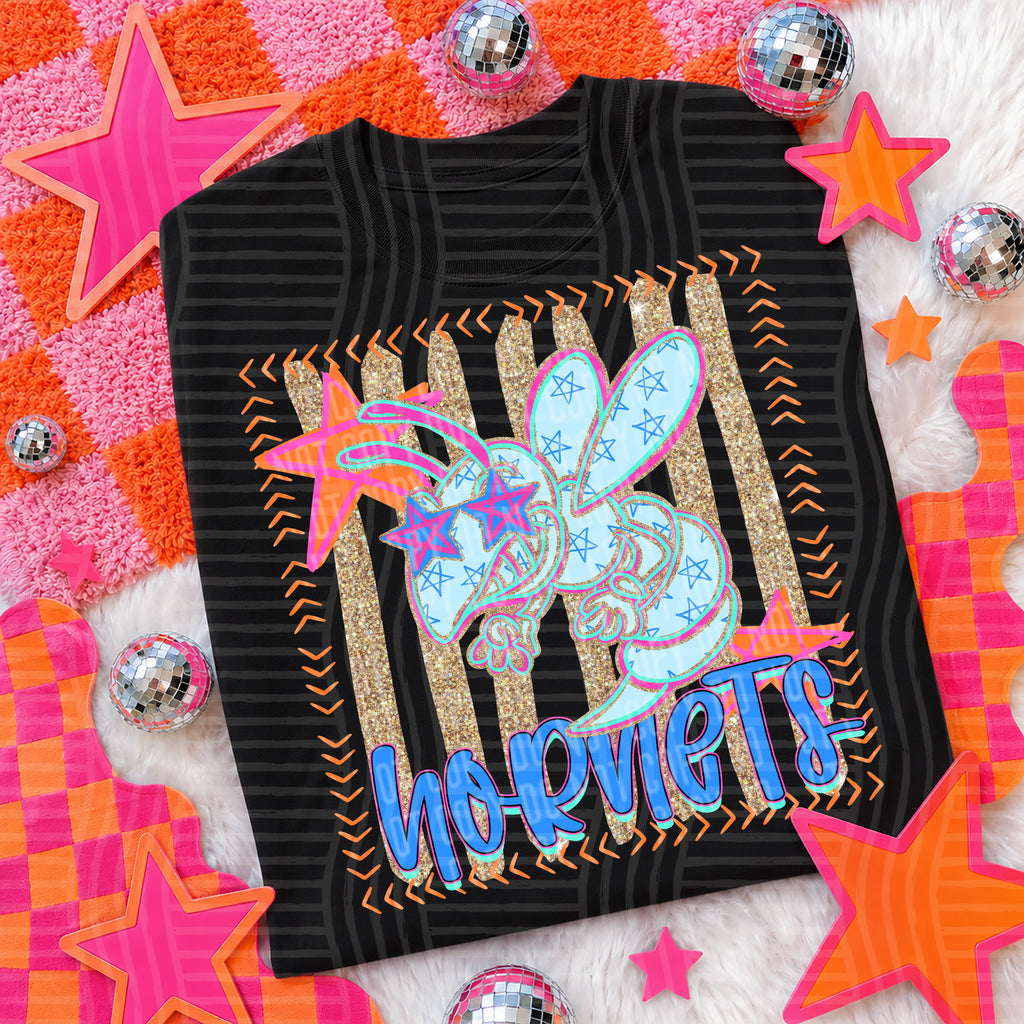 Neon Stars Mascot Spirit T-Shirt