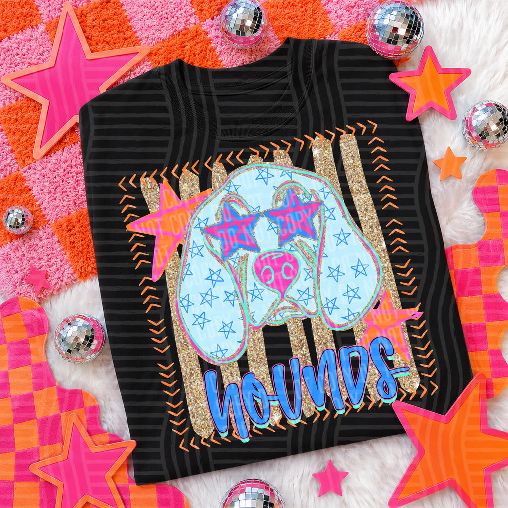 Neon Stars Mascot Spirit T-Shirt