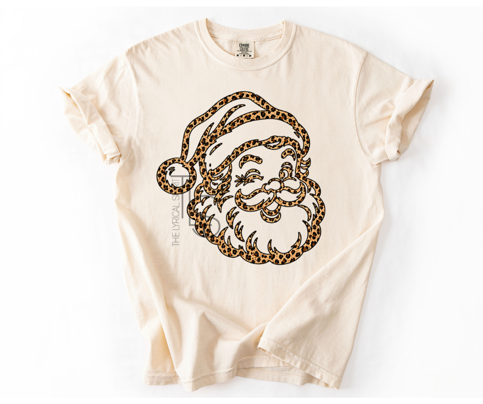 Santa Leopard T-Shirt