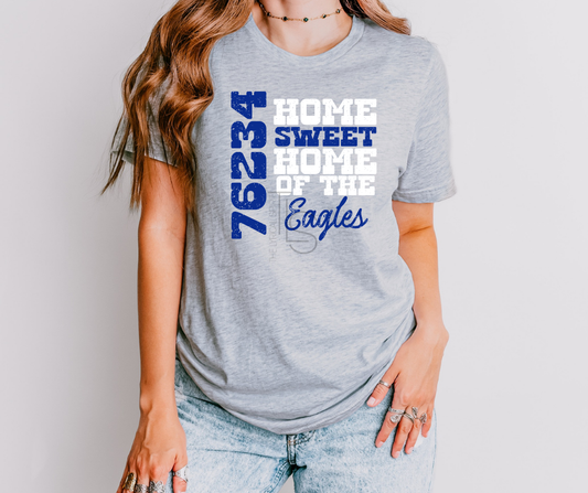76234 Home of the Eagles Custom Exclusive T-Shirt