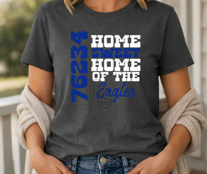 76234 Home of the Eagles Custom Exclusive T-Shirt