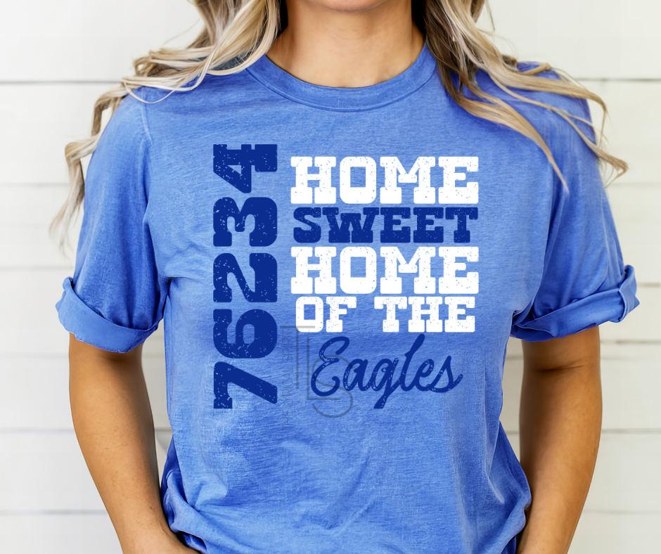76234 Home of the Eagles Custom Exclusive T-Shirt