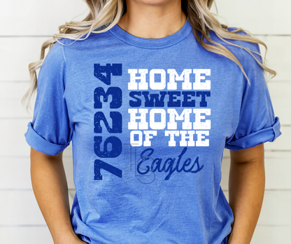 76234 Home of the Eagles Custom Exclusive T-Shirt
