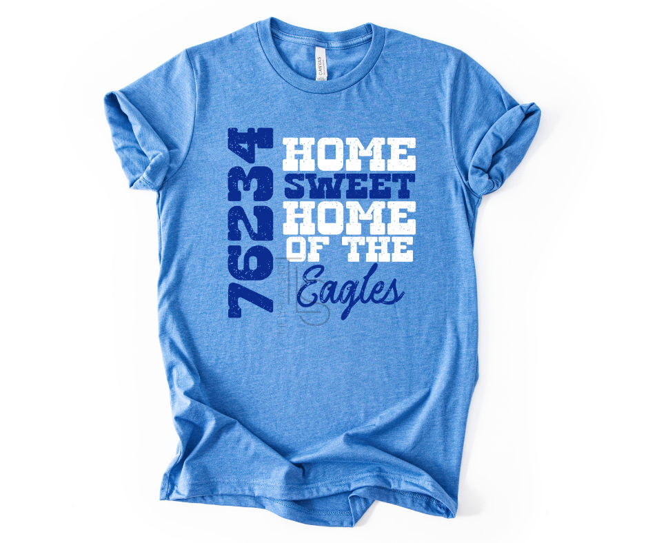 76234 Home of the Eagles Custom Exclusive T-Shirt