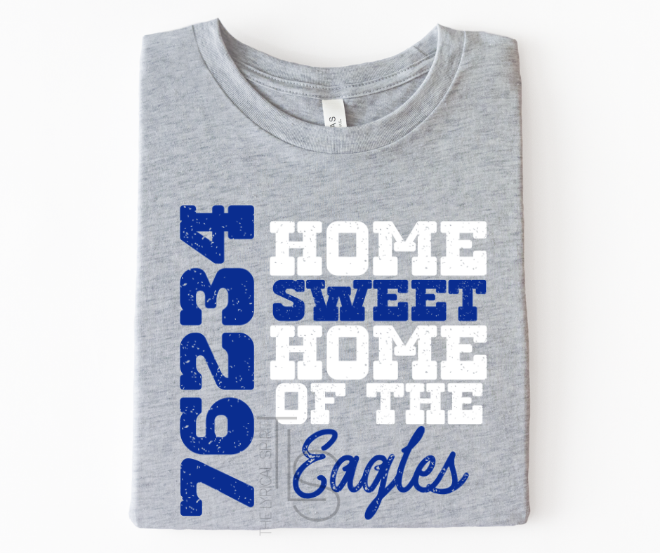 76234 Home of the Eagles Custom Exclusive T-Shirt