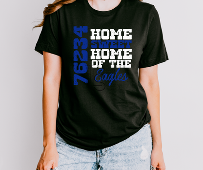 76234 Home of the Eagles Custom Exclusive T-Shirt
