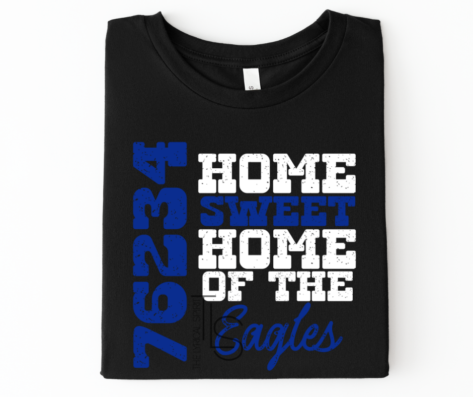 76234 Home of the Eagles Custom Exclusive T-Shirt
