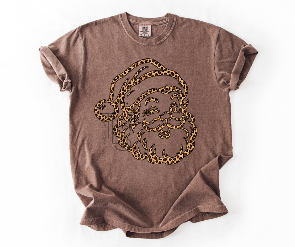 Santa Leopard T-Shirt