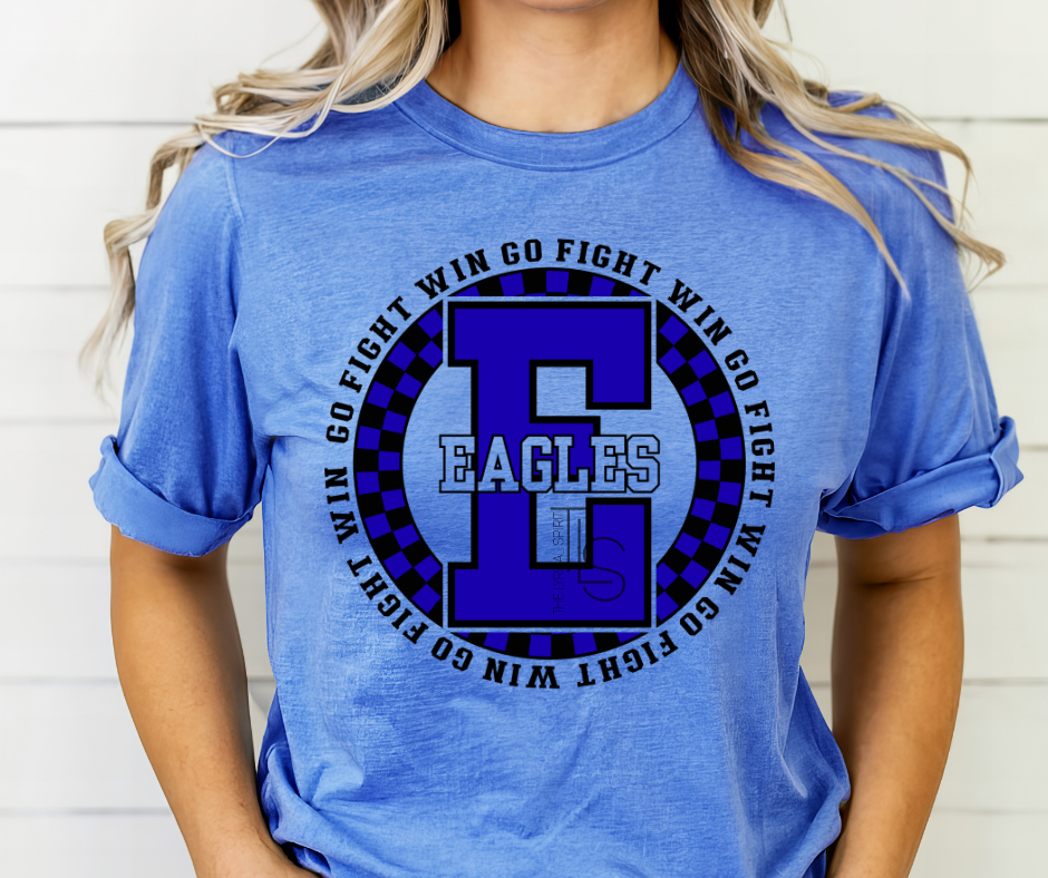 Go Fight Win Eagles Circle Exclusive T-Shirt