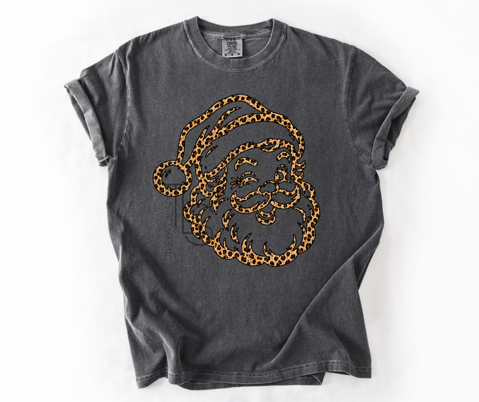 Santa Leopard T-Shirt