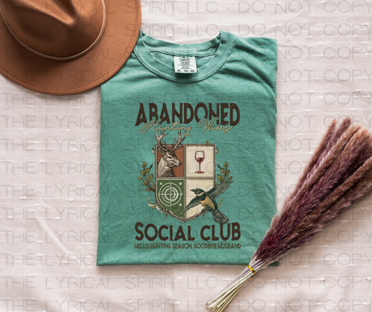 Abandoned Hunting Wives Social Club T-Shirt