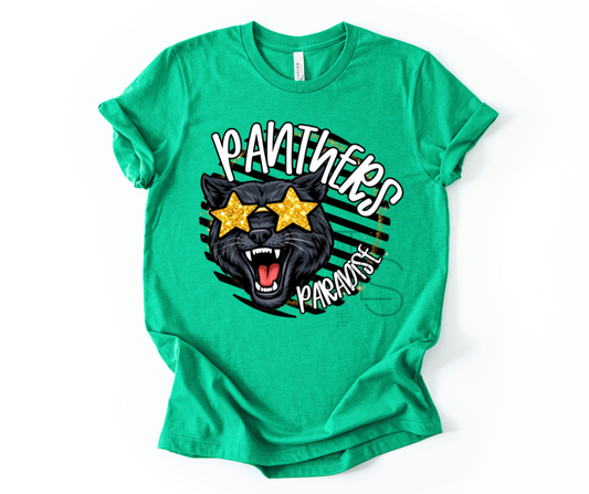 Paradise Panthers Mascot Circle Custom Exclusive T-Shirt